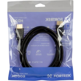 Cabo HDMI Fortrek FK723C 4K HD20 De 1,8 Metros  Cabo HDMI Fortrek FK723C 4K HD20 De 1,8 Metros