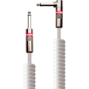 Cabo Monster 12FT Aspiral Linha Classic P10/P10L 3,65 Metros Branco