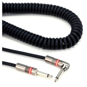 Cabo Monster  21FT Aspiral Linha Classic P10/P10L 6,40 Metros Preto Cabo Monster  21FT Aspiral Linha Classic P10/P10L 6,40 Metros Preto