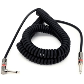 Cabo Monster  21FT Aspiral Linha Classic P10/P10L 6,40 Metros Preto Cabo Monster  21FT Aspiral Linha Classic P10/P10L 6,40 Metros Preto