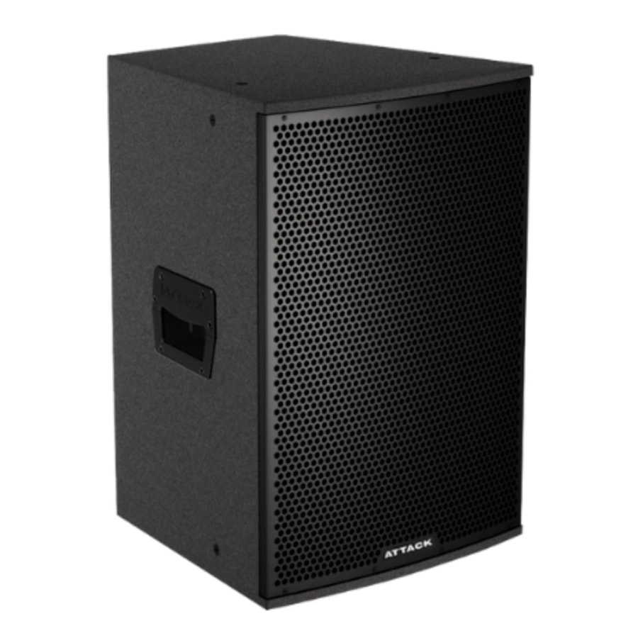 Caixa Ativa Attack VRF1550A Linha Versa Series de 15 C/ 500 W Preta Caixa Ativa Attack VRF1550A Linha Versa Series de 15 C/ 500 W Preta