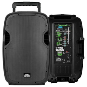 Caixa Ativa Pro Bass Underground 15 800W C/ Bateria Caixa Ativa Pro Bass Underground 15 800W C/ Bateria
