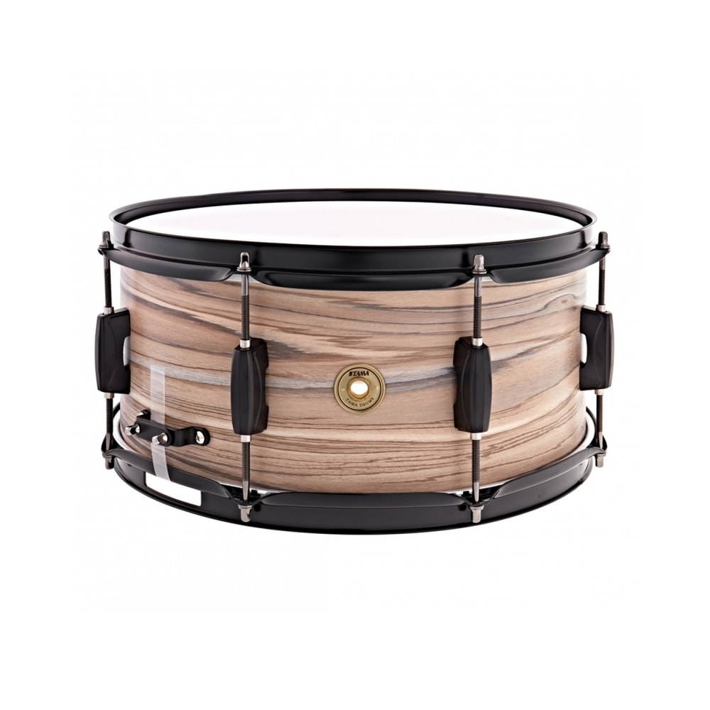 Caixa Bateria 14 Tama WP1465BK NZW Madeira Poplar de 14 x 6,5 Natural Zebrawood