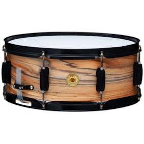 Caixa Bateria Tama WP1455 BK NZW Woodworks Natrual Zebra Wood Madeira de 14 x 5,5 