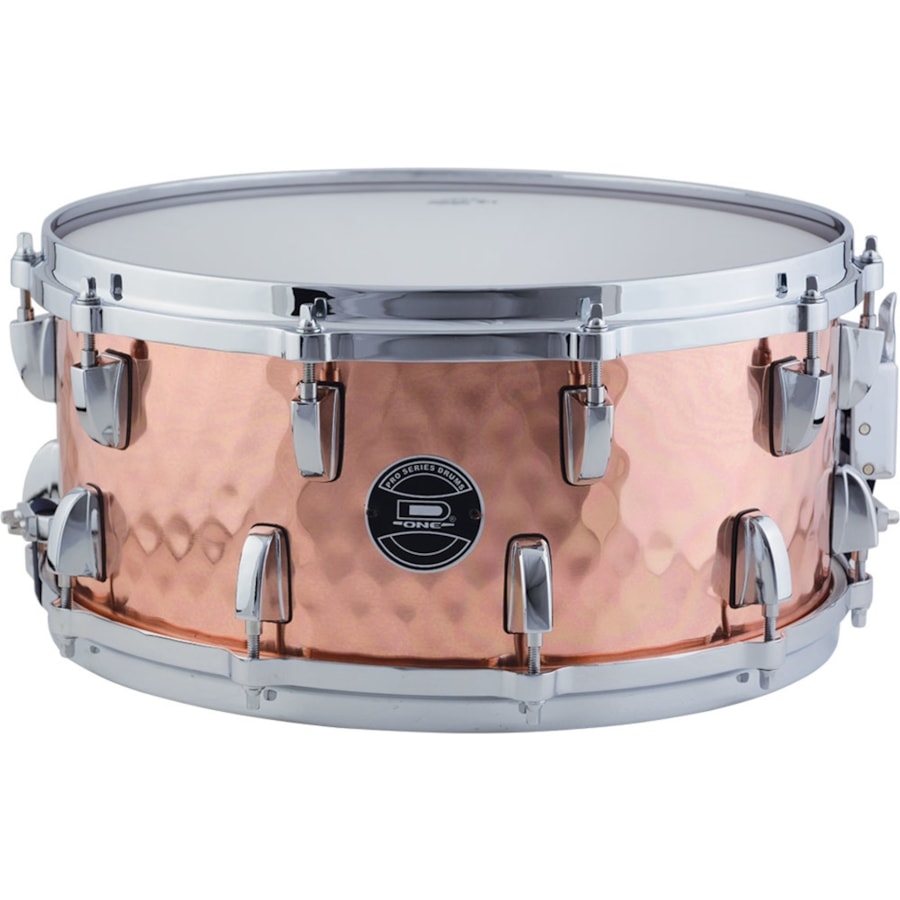 Caixa de Bateria D-One HCS1465DC de Cobre Martelado 14 x 6,5