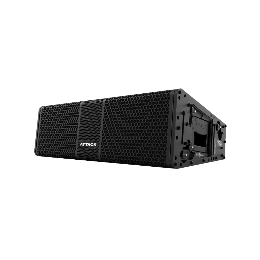 Caixa De Som Attack Line Array Versa Red Ativa 2x6 VSL206