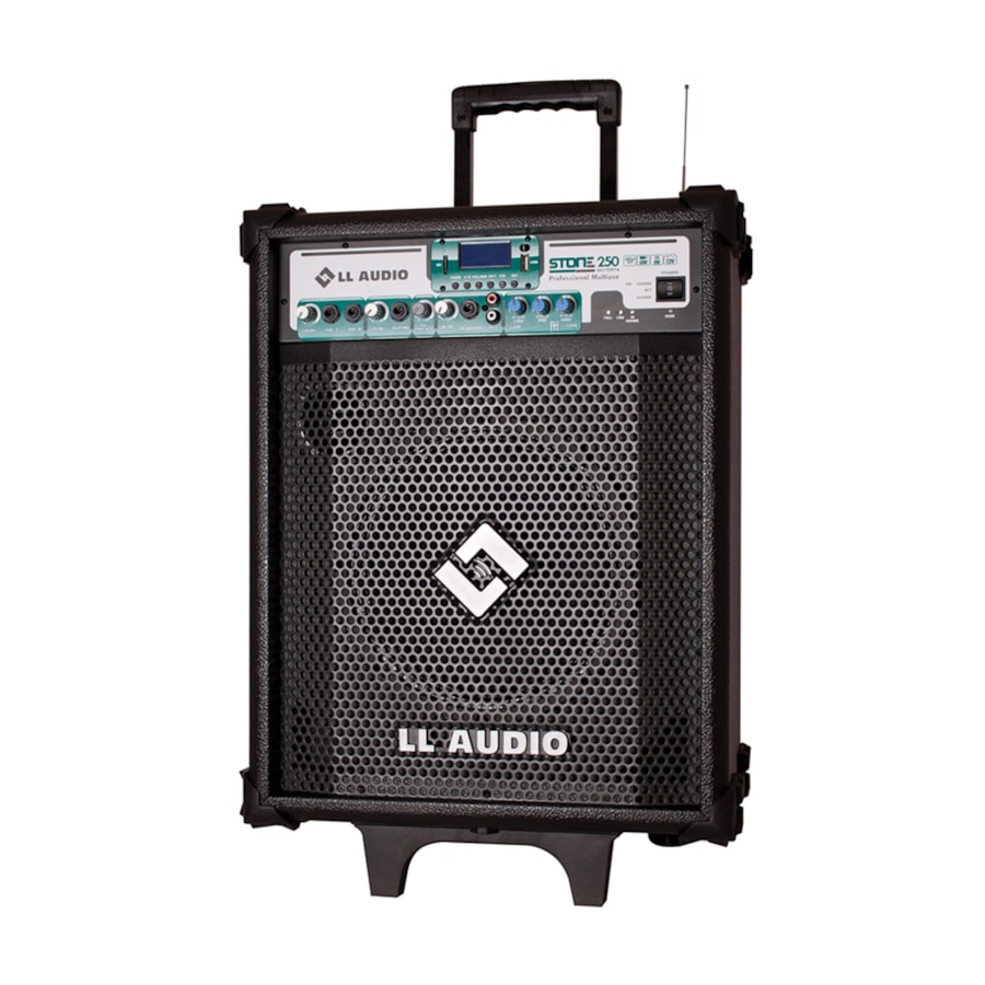 Caixa de Som Multiuso LL Stone ST250 de 60W com Bateria Caixa de Som Multiuso LL Stone ST250 de 60W com Bateria