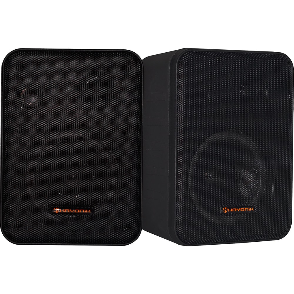 Caixa Hayonik MSB60NC P/ Som Ambiente Preta (Par)