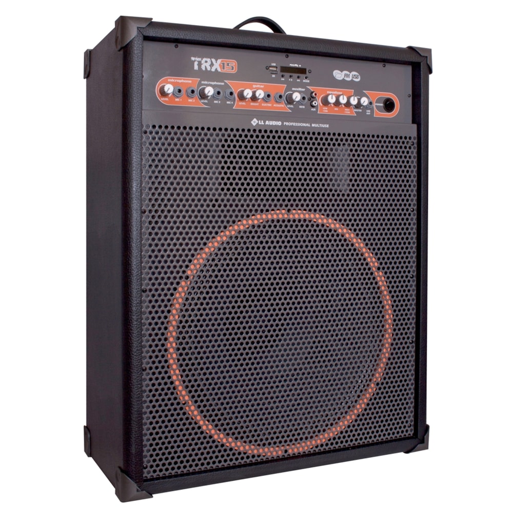 Caixa Multi-Uso LL TRX15 de 120WRMS c/ Bluetooth