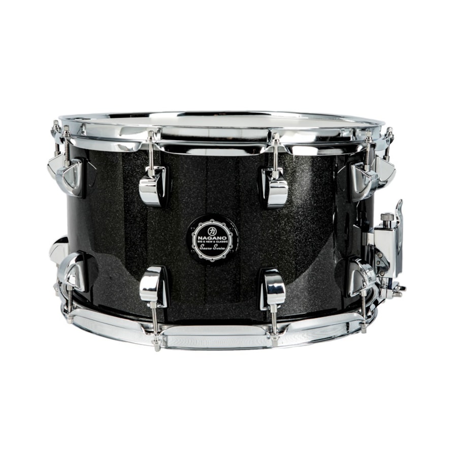 Caixa Nagano para Bateria 14X8 Big Beat Ebony Sparkle Caixa Nagano para Bateria 14X8 Big Beat Ebony Sparkle
