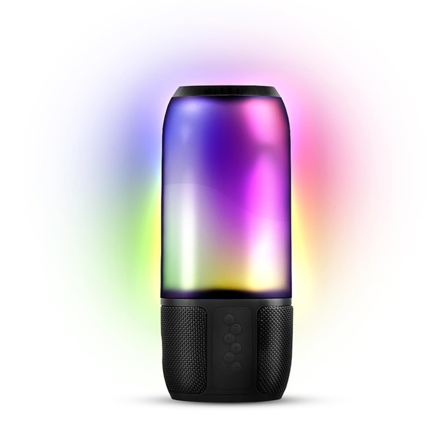 Caixa Novik Light Show Bluetooth com Bateria e Iluminação 