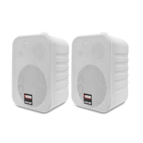 Caixa para Som Ambiente Novik NVK25 Branca em Par Caixa para Som Ambiente Novik NVK25 Branca em Par