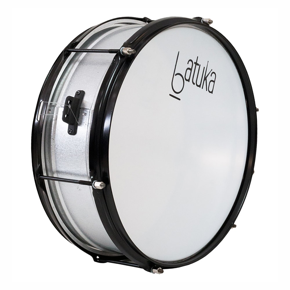 Caixa Tarol Luen Linha Batuka 14x15 Cromaro Aro Preto 