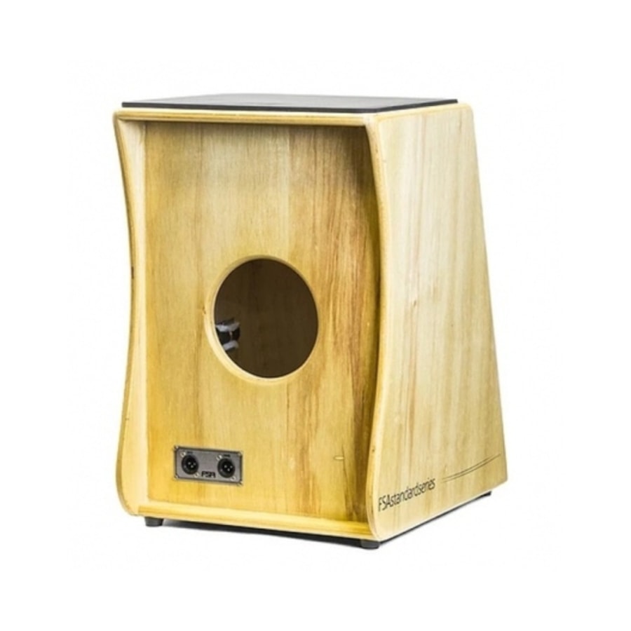Cajon FSA FS2509 Série Standard Elétrico Natural Akustica Musical