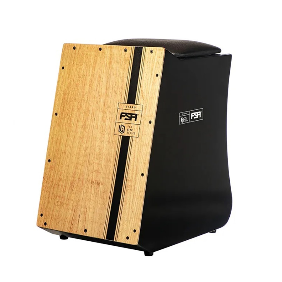 Cajon FSA Gibão Lite Eletroacustico LTG01 BK Cajon FSA Gibão Lite Eletroacustico LTG01 BK