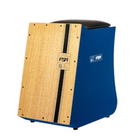 Cajon FSA Gibão Lite Eletroacustico LTG03 Azul