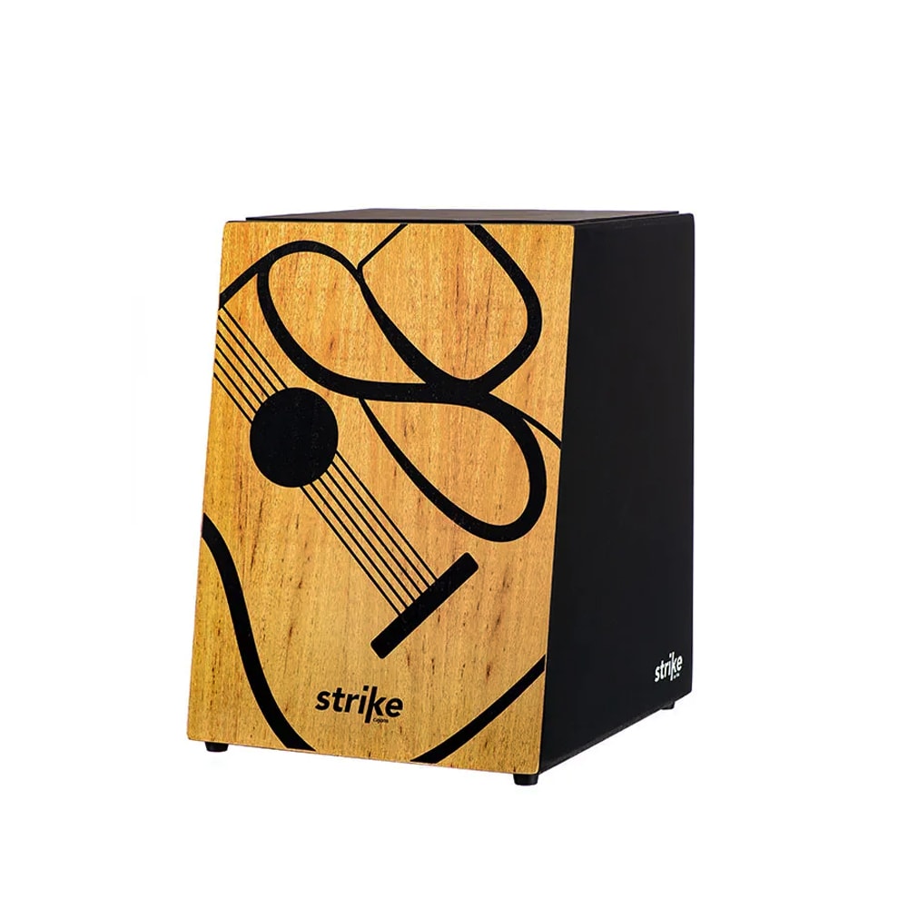 Cajon FSA Linha Strike SK5070 Eletroacústico Natural Sertanejo