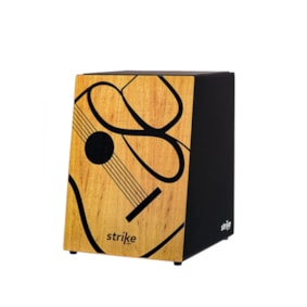 Cajon FSA Linha Strike SK5070 Eletroacústico Natural Sertanejo