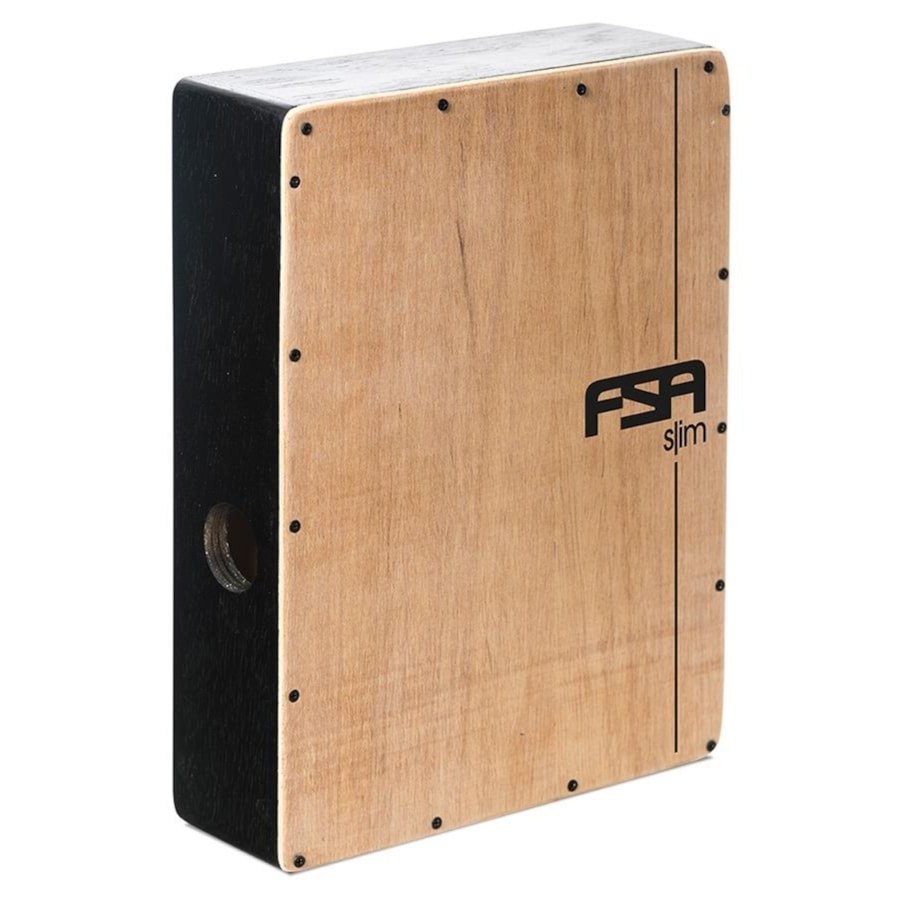 Cajon FSA Slim Series CSL601 Black Elétrico