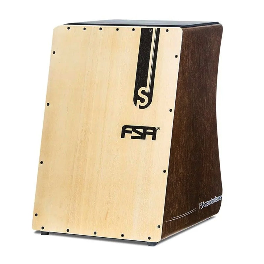 Cajon FSA Standart Eletroacustico FS2508 Tabaco