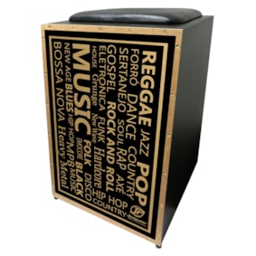 Cajon Jaguar Acústico CJ1000 K2 PB009 Music