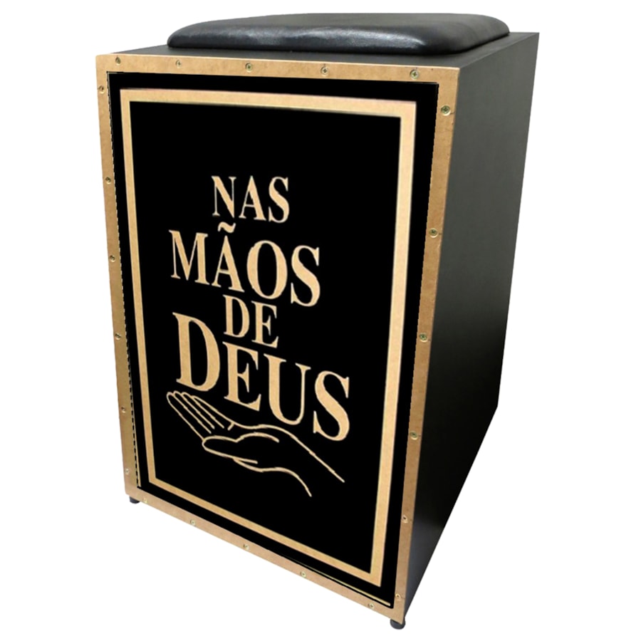 Cajon Jaguar Acústico CJ1000 K2 PB026 Nas Mãos de Deus Cajon Jaguar Acústico CJ1000 K2 PB026 Nas Mãos de Deus