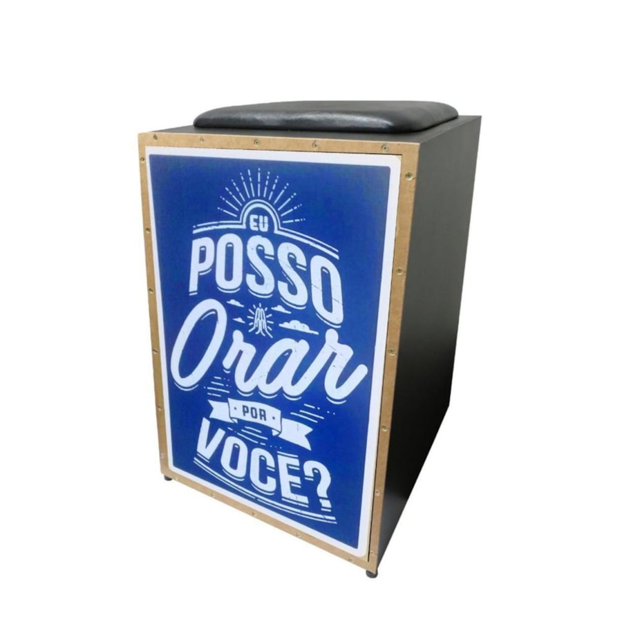 Cajon Jaguar CJ1000 COR0029EQ Posso Orar Elétroacustico Cajon Jaguar CJ1000 COR0029EQ Posso Orar Elétroacustico