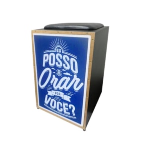 Cajon Jaguar CJ1000 COR0029EQ Posso Orar Elétroacustico Cajon Jaguar CJ1000 COR0029EQ Posso Orar Elétroacustico