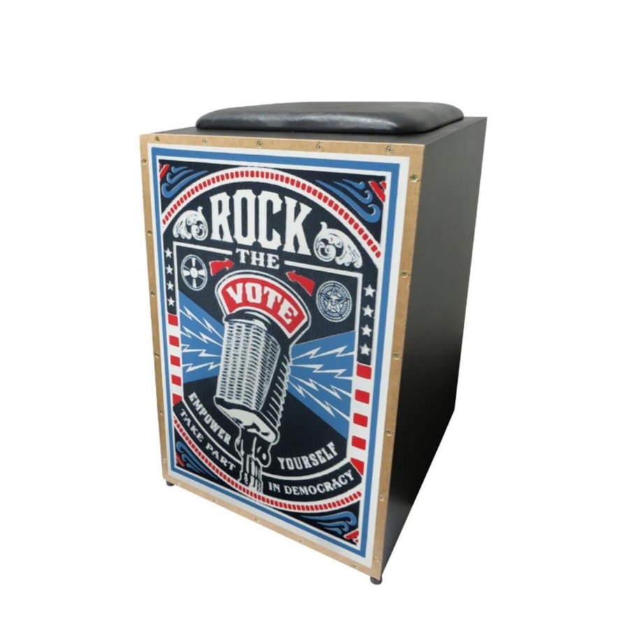 Cajon Jaguar CJ1000 COR014EQ Rock Vote Elétrico