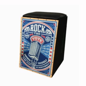 Cajon Jaguar COR012EQ Rock The Vote Eletroacústico