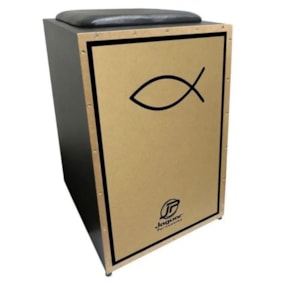 Cajon Jaguar Eletroacustico PB002EQ Gospel Peixe Cajon Jaguar Eletroacustico PB002EQ Gospel Peixe