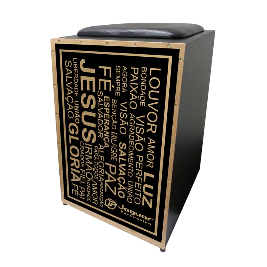 Cajon Jaguar PB003EQ Jesus Eletroacústico Cajon Jaguar PB003EQ Jesus Eletroacústico