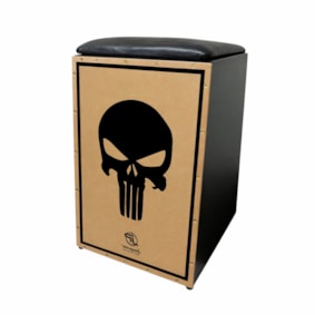 Cajon Jaguar PB033EQ Eletroacústico Justiceiro