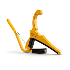 Capotraste Kyser KGEFSGA Série Classic Colors Butterscotch Blonde P/ Violão Aço e Guitarra