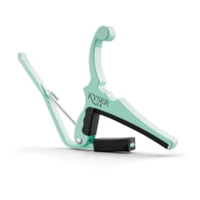 Capotraste Kyser KGEFSGA Série Classic Colors Surf Green P/ Violão Aço e Guitarra