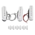 Captador Andaluz SST001 Branco Para Guitarra Stratocaster KIT com 3 Captador Andaluz SST001 Branco Para Guitarra Stratocaster KIT com 3