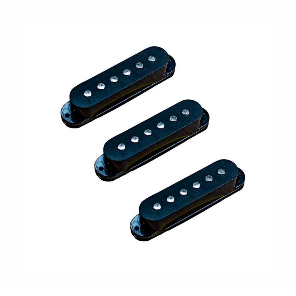 Captador Andaluz SST001 Preto Para Guitarra Stratocaster SSS KIT Com 3 Unidades