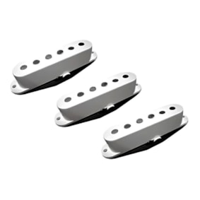 Captador PHX SRT Branco Para Guitarra Stratocaster SSS KIT Com 3 Unidades Captador PHX SRT Branco Para Guitarra Stratocaster SSS KIT Com 3 Unidades