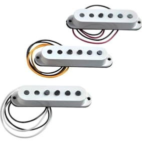 Captador PHX SRT Branco Para Guitarra Stratocaster SSS KIT Com 3 Unidades Captador PHX SRT Branco Para Guitarra Stratocaster SSS KIT Com 3 Unidades
