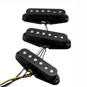 Captador PHX SRT Preto Para Guitarra Stratocaster  SSS KIT Com 3 Unidades Captador PHX SRT Preto Para Guitarra Stratocaster  SSS KIT Com 3 Unidades