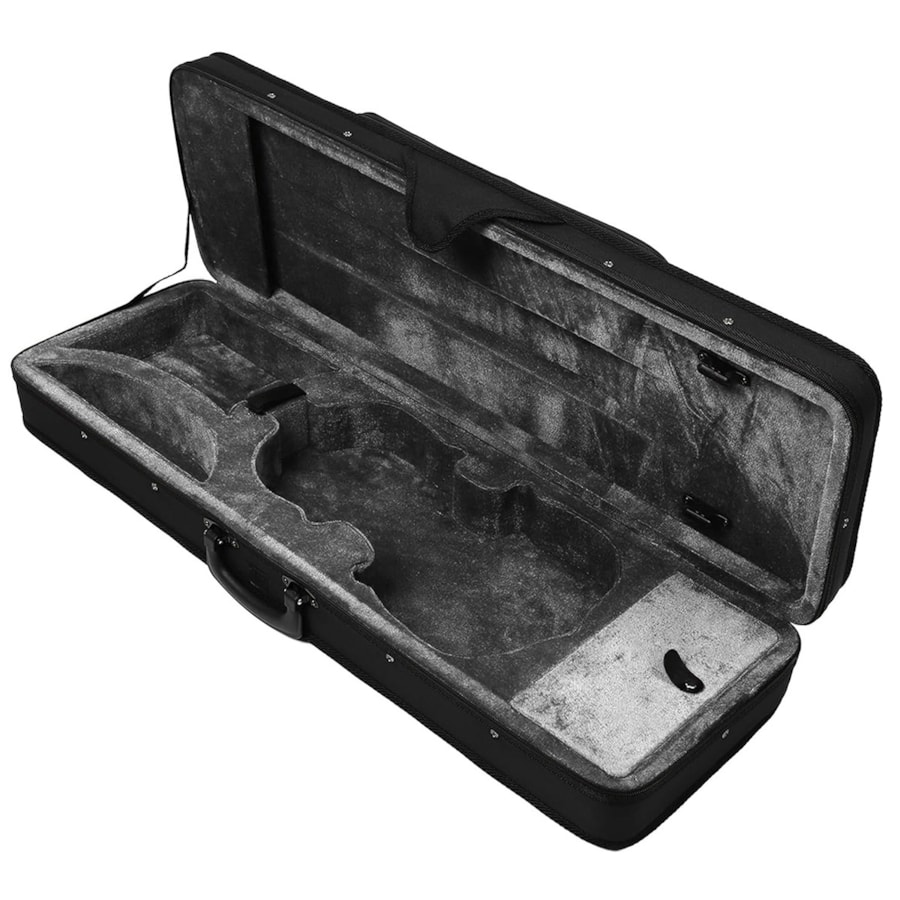 Case Vanguarda para Violino 4/4 Retangular Preto