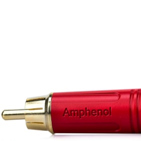 Conector Amphenol RCA Macho ACPR RED Vermelho