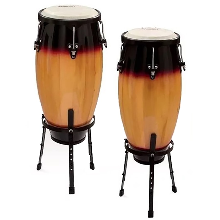 Conga Vanguarda Supreme Sunburst Par 10 e 11 Polegadas C/ Suporte Conga Vanguarda Supreme Sunburst Par 10 e 11 Polegadas C/ Suporte