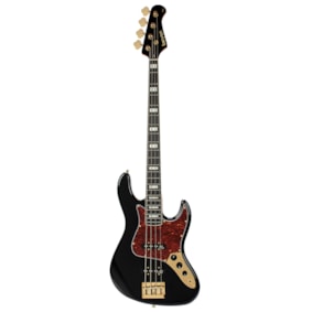 Contrabaixo Benson Hardy 4C BK Preto Gold E/TT Jazz Bass Passivo C/ Bag 
