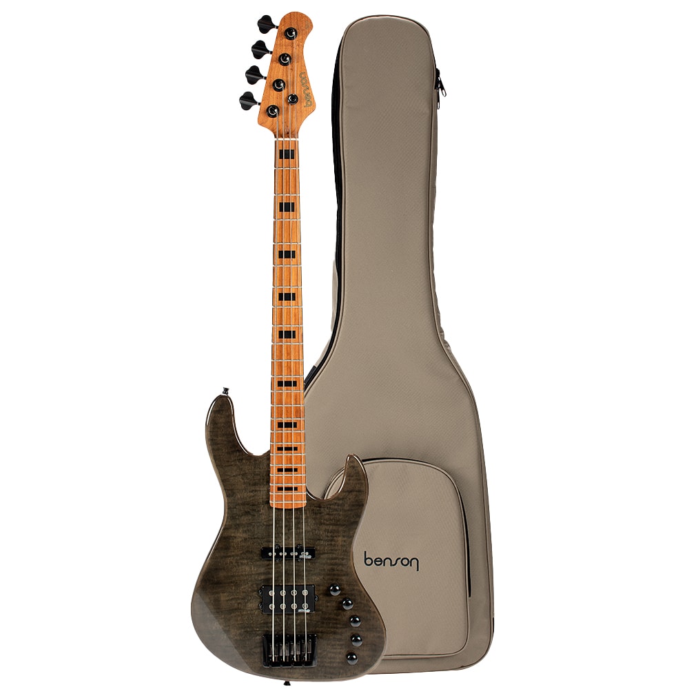 Contrabaixo Benson Modern 4C CHG Charcoal Burst Hardy Series Ativo C/ Bag