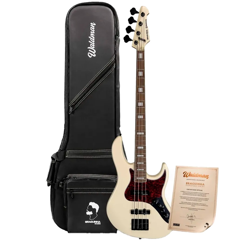 Contrabaixo Braguinha Signature 4C Ativo Waldman MJJ-724BRA Jazz Bass