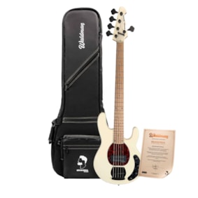 Contrabaixo Braguinha Signature 5C Ativo Waldman MMB-724BRA Music Man