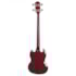 Contrabaixo Epiphone EB-3 SG Bass Passivo de 4 Cordas Cherry Vermelho C/ Escudo Preto e Escala Escura Contrabaixo Epiphone EB-3 SG Bass Passivo de 4 Cordas Cherry Vermelho C/ Escudo Preto e Escala Escura
