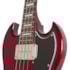 Contrabaixo Epiphone EB-3 SG Bass Passivo de 4 Cordas Cherry Vermelho C/ Escudo Preto e Escala Escura Contrabaixo Epiphone EB-3 SG Bass Passivo de 4 Cordas Cherry Vermelho C/ Escudo Preto e Escala Escura