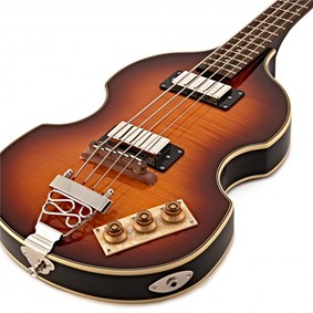 Contrabaixo Epiphone Viola Bass Original Series de 4 Cordas Passivo Vintage Sunburst C/ Escala Escura